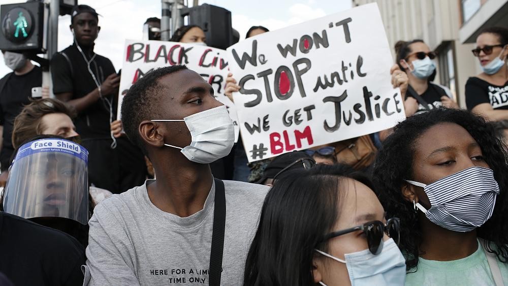 Racism protests spread to Europe