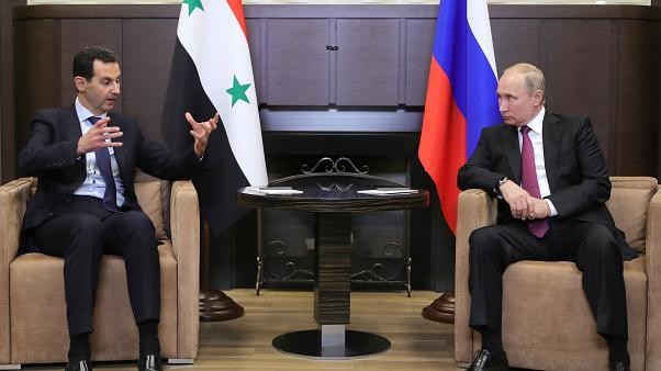 ولادیمیر پوتین در دمشق با بشار اسد دیدار کرد