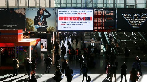 Italia: 1,5 milioni di famiglie in situazione di disagio economico
