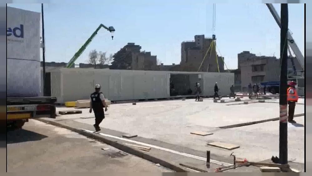 Napoli da record: nuovo ospedale da campo in pochi giorni