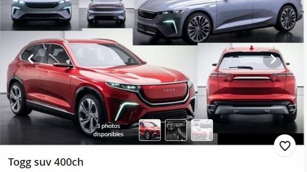 Yerli otomobil TOGG, Fransa'nın ikinci el alışveriş sitesinde sahte ilanla 'satışa çıktı'