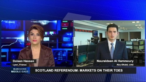 Ripple effect of Scotland's independence vote on Mideast markets