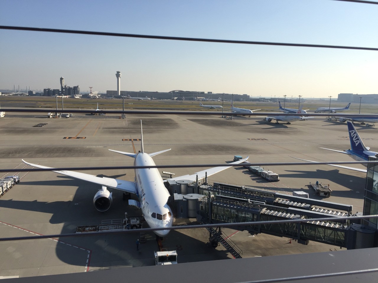 Fly to Frankfurt 2017 November, Haneda airport.