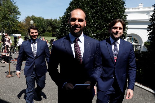 Brazil officials, Bolsonaro's son meet with Trump to discuss Amazon fires