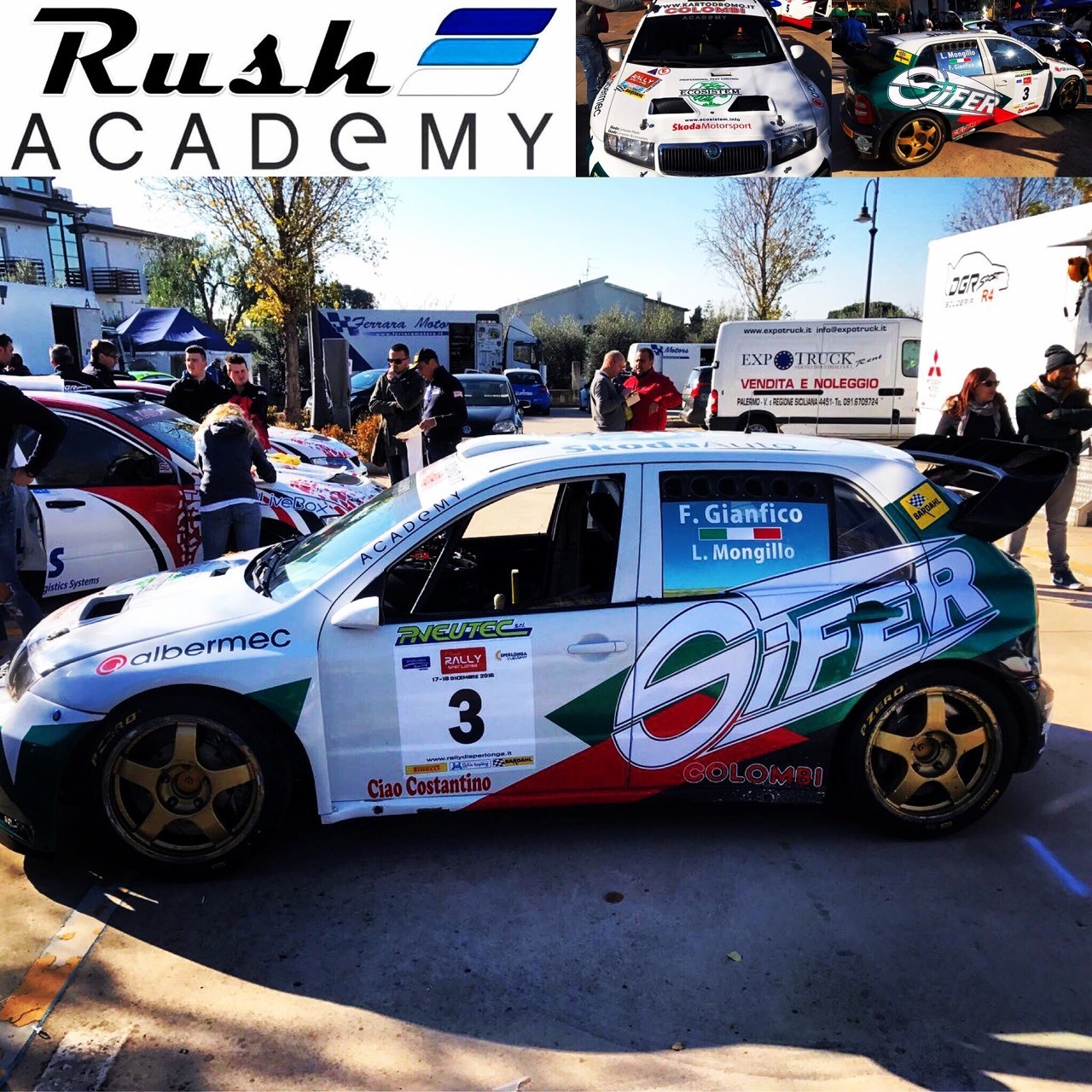 Comunicato Stampa 13 Dicembre 2016 Gianfico-Mongillo tornano a Sperlonga… Dopo alcune gare svolte ad inizio stagione, l’inossidabile coppia Fabio Gianfico e Liberato Mongillo ritornano a Sperlonga su Skoda Fabia WRC.