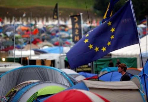 Glastonbury revelers in shock over Britain's vote to leave EU