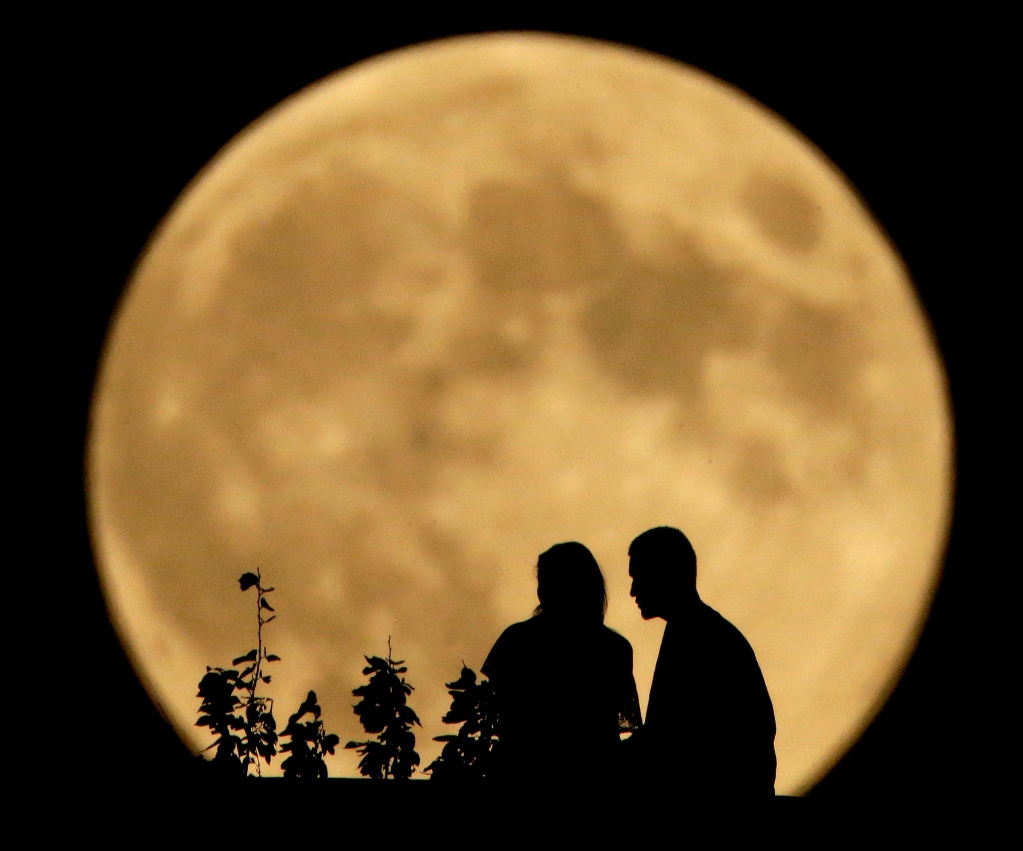 The last supermoon – in pictures