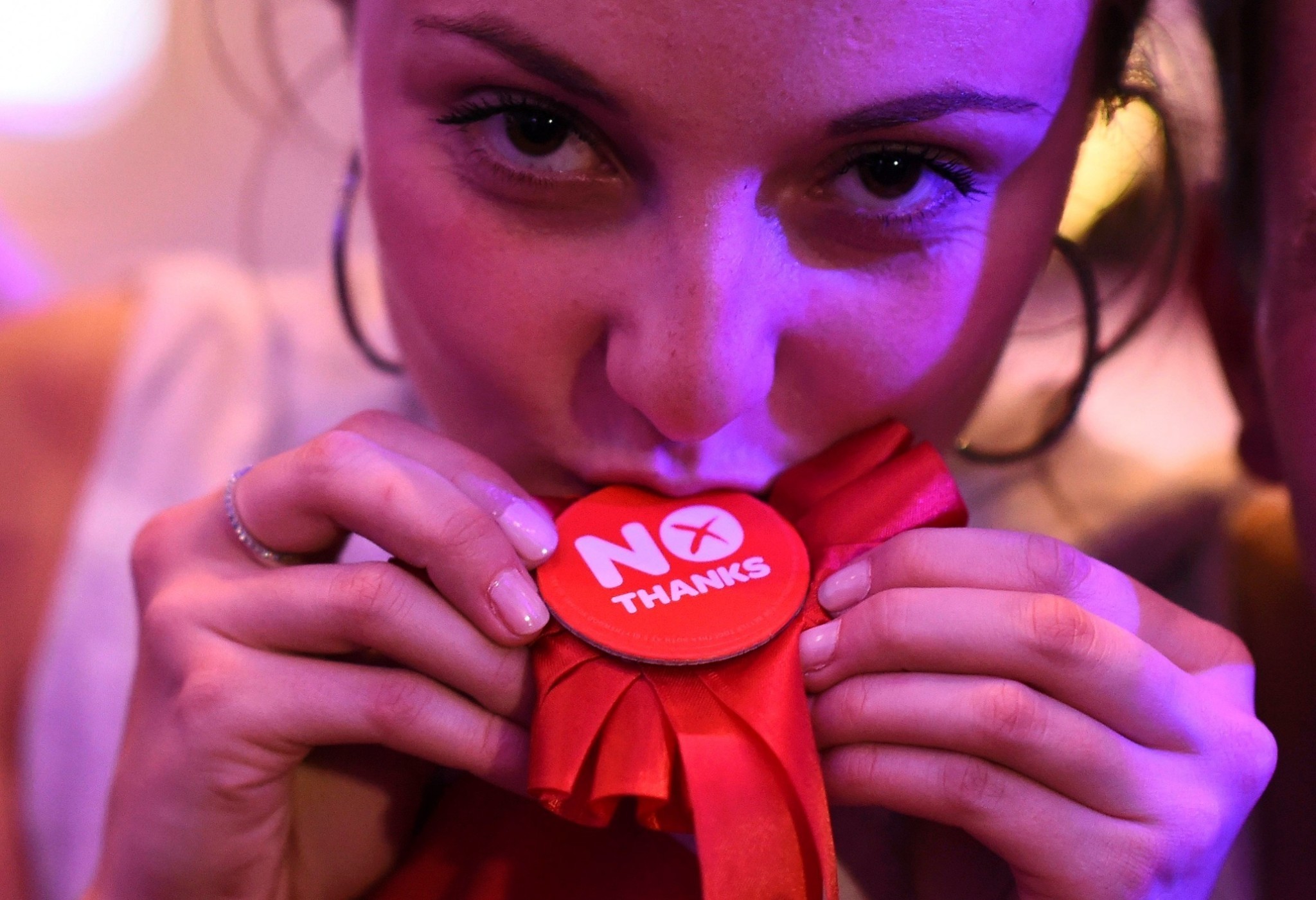 Scotland votes no: joy and despair after a long night – in pictures