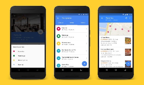 Google Maps lets you save and share favorite places with launch of Lists