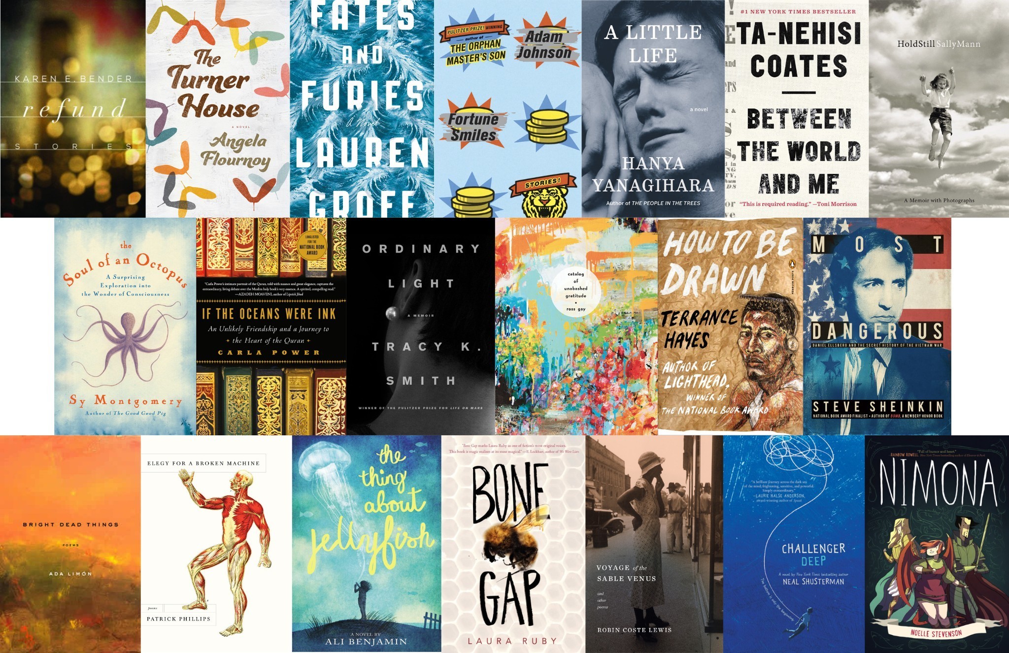 Finalists Unveiled For This Year's National Book Awards