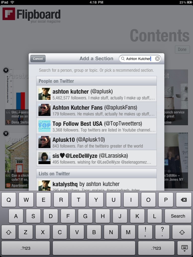 FlipTip: Create Custom Sections About Your Favorite Topics!