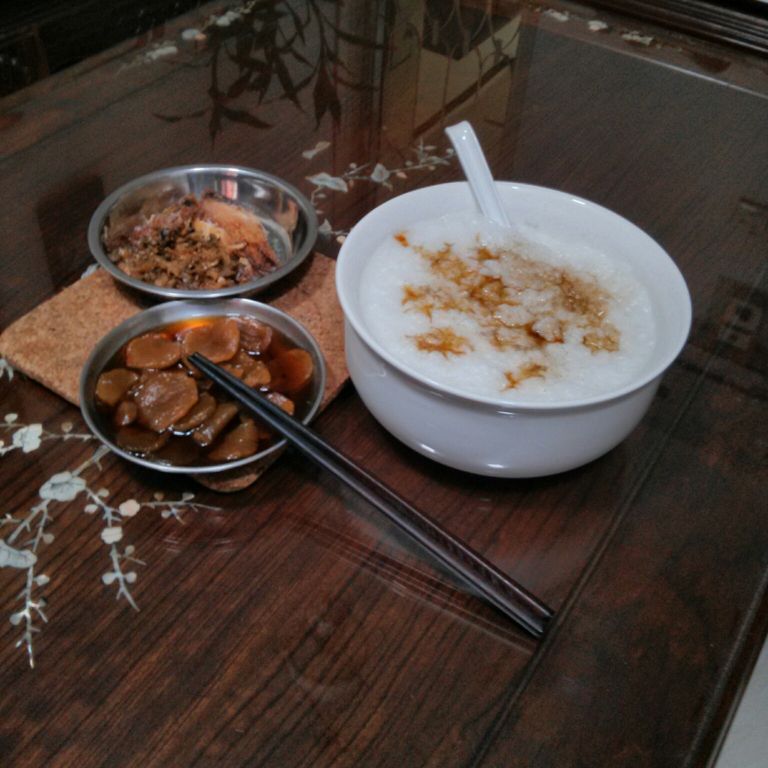 Chinese teochew porridge congee