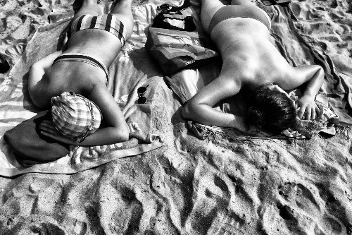 New York Street Photography - On The Beach At Coney Island With Michael Sweet