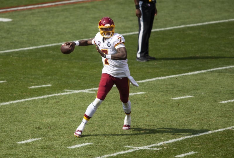 Haskins to remain Washington's QB, for now