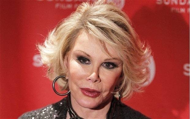 Joan Rivers 'placed on life support'