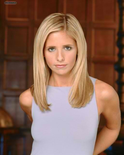Buffy Anne Summers is a fictional character from Joss Whedon's Buffy the Vampire Slayer franchise. She first appeared in the 1992 film Buffy the Vampire Slayer before going on to appear in the television seriesand subsequent comic book of the same name. The character has also appeared in the spin-off series Angel, as well as numerous non-canon expanded universe material, such as novels, comics, and video games. Buffy was portrayed by Kristy Swanson in the film, and later by Sarah Michelle Gellar in the television series. Giselle Loren has lent her voice to the character in both the Buffy video games and anunproduced animated series.Buffy is the protagonist of the story, and the series depicts her life and adventures as she grows up. In the film, she is a high school cheerleader who learns that she is the Slayer (a Chosen One gifted with the strength and skills to fight vampires, demons, and the forces of darkness). The television series shows Buffy carrying out her destiny in a small town built atop a portal to hell (Hellmouth), surrounded by a group of friends and family who support her in her mission. In the comic book continuation, she is a young woman who has accepted her duties and is now responsible for training others like her. The character of Buffy was created to subvert the stereotypical female horror film victim; Whedon wanted to create a strong female cultural icon. In 2004, Buffy was ranked at number 13 in Bravo's list of The 100 Greatest TV Characters. In June 2010, Entertainment Weekly ranked her third in its list of the 100 Greatest Characters of the Last 20 Years. AOL named her the sixth Most Memorable Female TV Character. She was ranked at No. 5 in AfterEllen.com's Top 50 Favorite Female TV Characters.