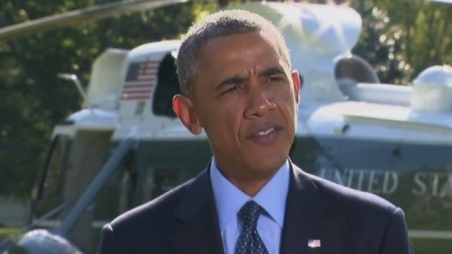 Obama: Syria strikes show coalition