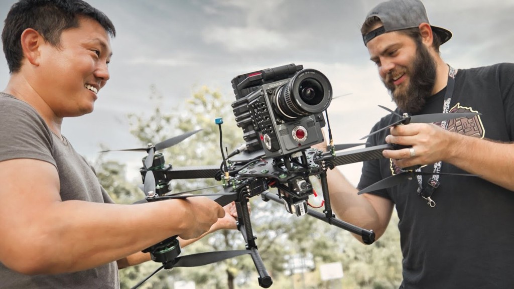 Putting A $25,000 Red Camera On A Race Drone