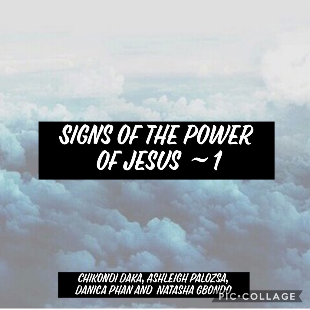 SIGNS OF THE POWER OF JESUS~1