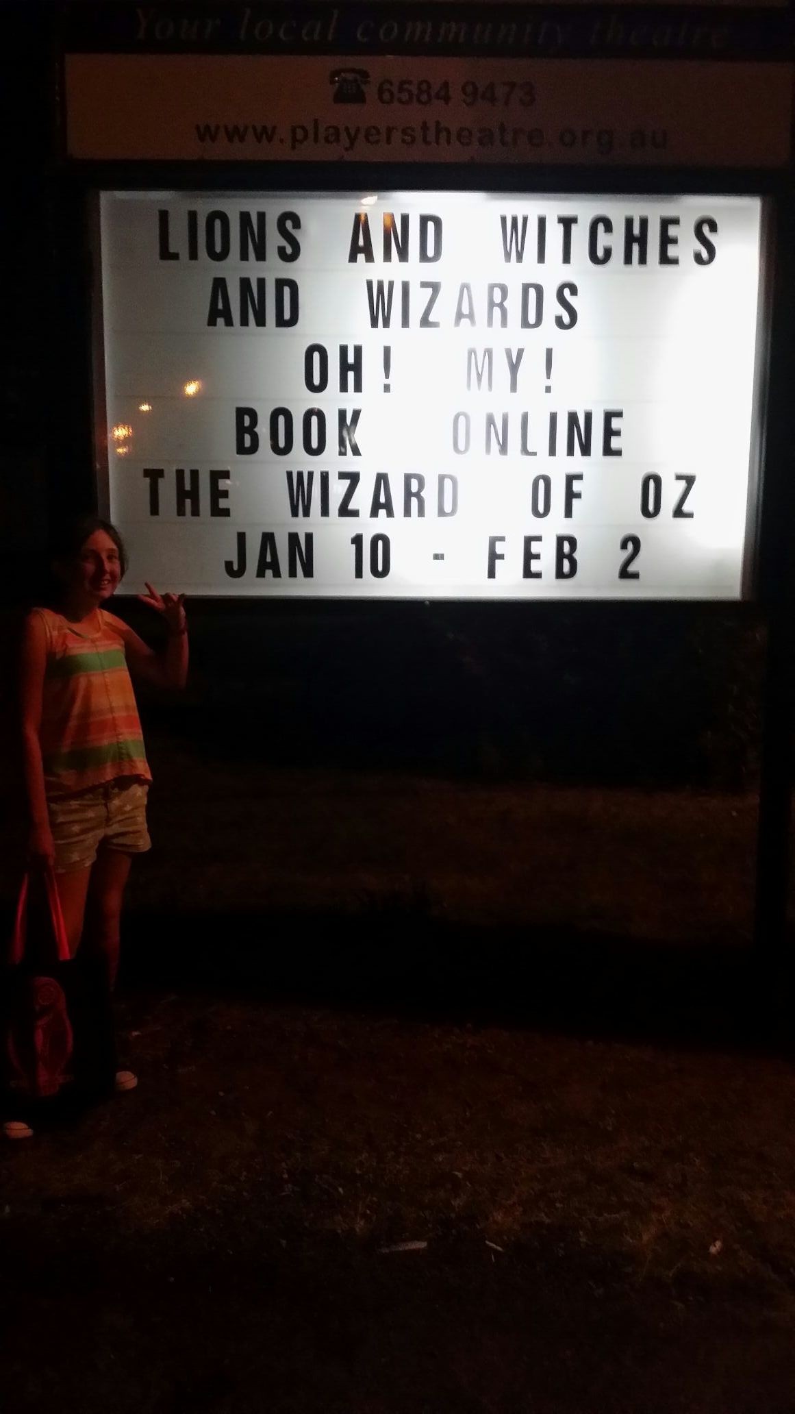Just finished..4 another night...poor jasie was tired so we left early(we snuck out lol)..being 11.30pm..she had fun n is learning heaps from all the older actors..not long now till the big night :)