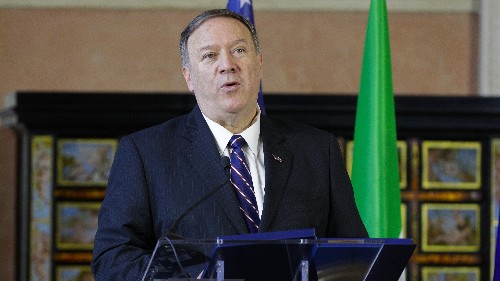 The Latest: Pompeo confirms he was on call over Ukraine