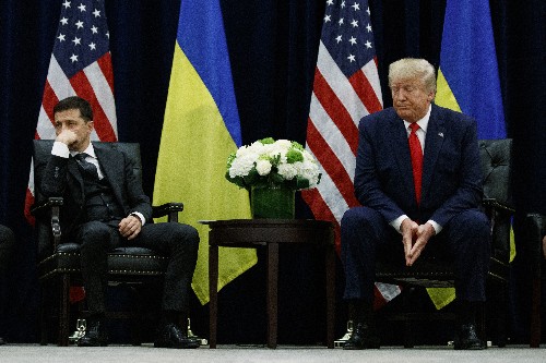 Ukrainian leader bristles at release of Trump transcript