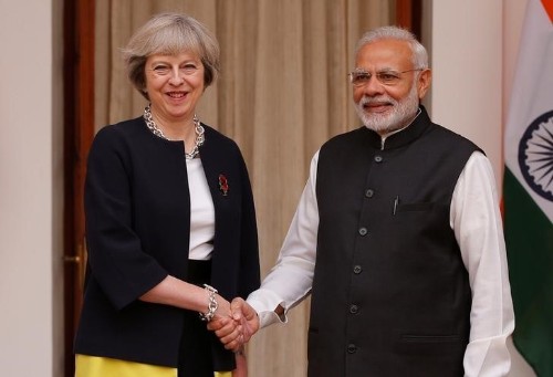UK PM May says can deepen India trade ties before leaving EU