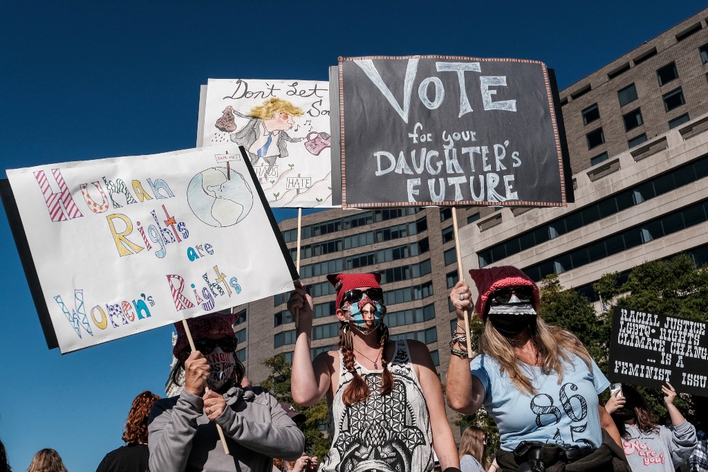Americans plan widespread protests if Trump interferes with election