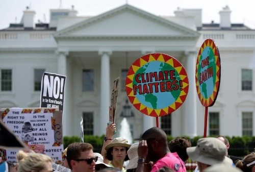 U.S. companies act on climate despite Trump: survey