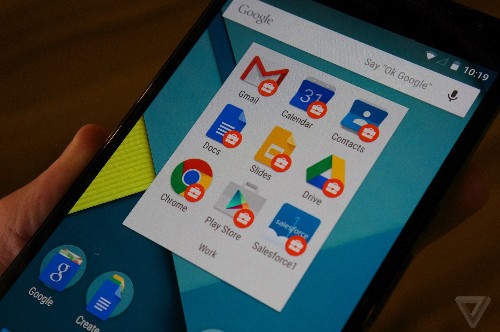 Google wants its billion-plus Android users to bring their phones to work