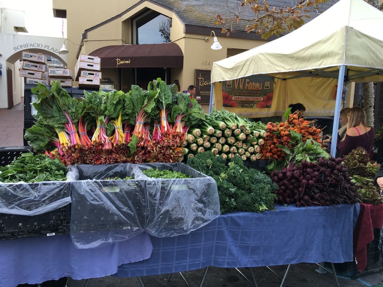Farmers market produce, Monterey, California