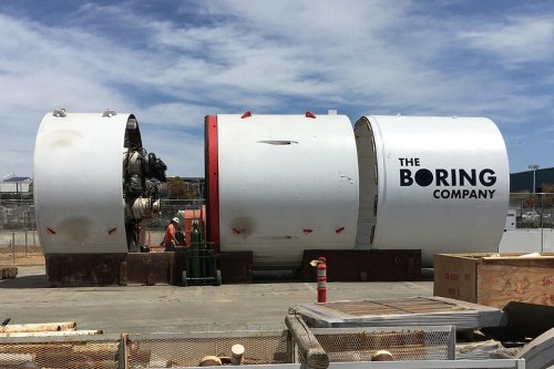 Elon Musk's boring machine completes the first section of an LA tunnel
