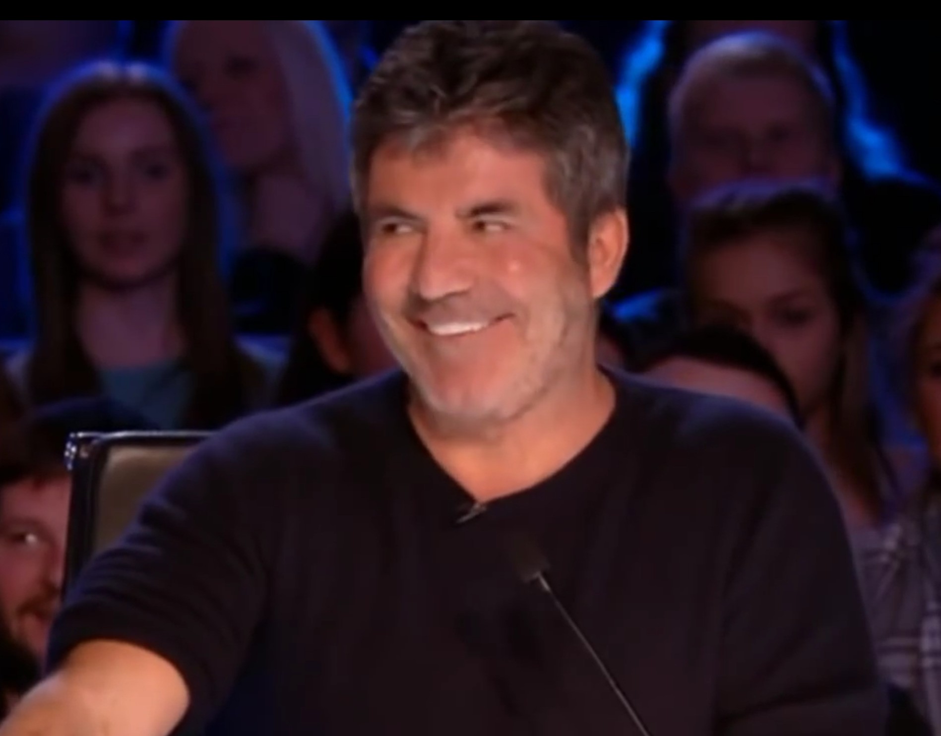 Look! Simon can smile! , 😃