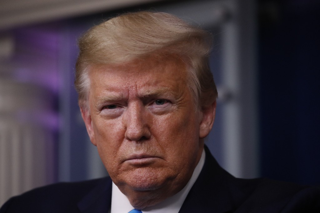 Trump blasts world health group, defends early virus steps