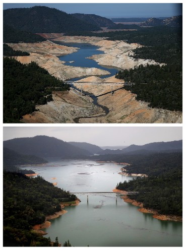 California Drought, Then and Now, in Pictures