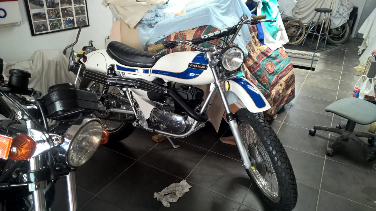 Restauración Ossa Enduro 350 por Guillermo Quintana Castellón de la Plana.