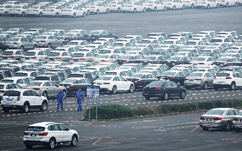 Chinese auto sales post worst-ever monthly decline as trade war intensifies