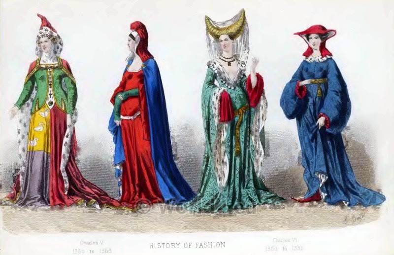 Fashion Trends You Need To Get In On! 1) The Classic Tunic! Everyone needs their own tunic or you're missing out on the basics of clothing. 2) Hose. Who needs trousers anymore? 3) High Double Horned Headresses! They're totally in style. Tip; the more pointed your headdress, the sharper you'll look. So cute! 4) Tight Lacing. I know. Pretty hurts :(. But if you wanna stay in fashion, make sure that lacing is tight, tight, tight! It looks like form-fitting is becoming a new trend. 5) Embroidered Edges. Sometimes it's the little things that count! Embroidered edges will add a nice touch to your gown and give you that boost your outfit needs.