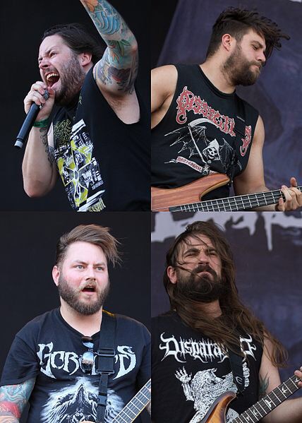 The Black Dahlia Murder is an American melodic death metal band from Waterford, Michigan, formed in 2001. Their name is derived from the 1947 unsolved murder of Elizabeth Short, often referred to as Black Dahlia. The band currently comprises rhythm guitarist Brian Eschbach, lead vocalist Trevor Strnad, bassist Max Lavelle, drummer Alan Cassidy, and lead guitarist Brandon Ellis. Out of the seven studio albums they have released to date, the last six of them have charted on the U.S. Billboard 200, with their fifth album Ritual peaking at No. 31 in 2011, marking them as one of the most popular contemporary American extreme metal bands. Their seventh and latest album Abysmal was released on September 18, 2015.