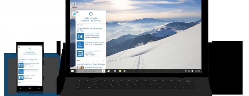 You can now download the newest Windows 10 preview with Cortana and the new Xbox app