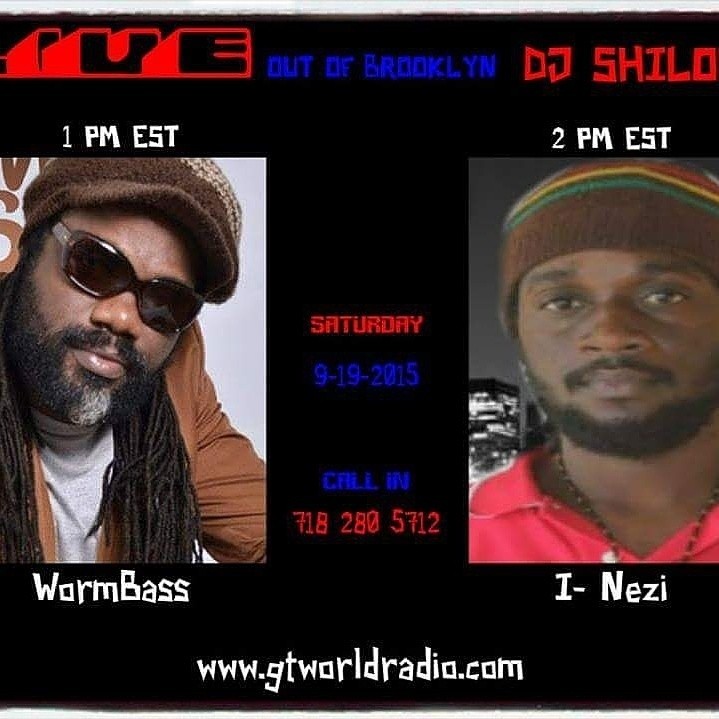 Today, Saturday Sept. 19th tune into the DJ Shiloh show on GTworldradio Station at 1 PM EST for an interview with legendary bass player, turned singer, Delroy WormBass, DJ Shiloh will be talking to Wormbass about his new CD and listening to some of his music that will be coming out on the new CD 'Reggaeman'. Don't miss the show! WORMBASS - ONLY YOU
