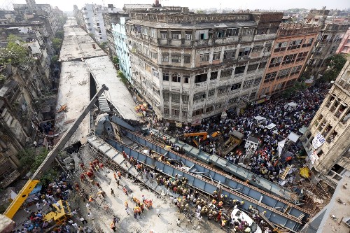 Overpass Collapses in India: Pictures