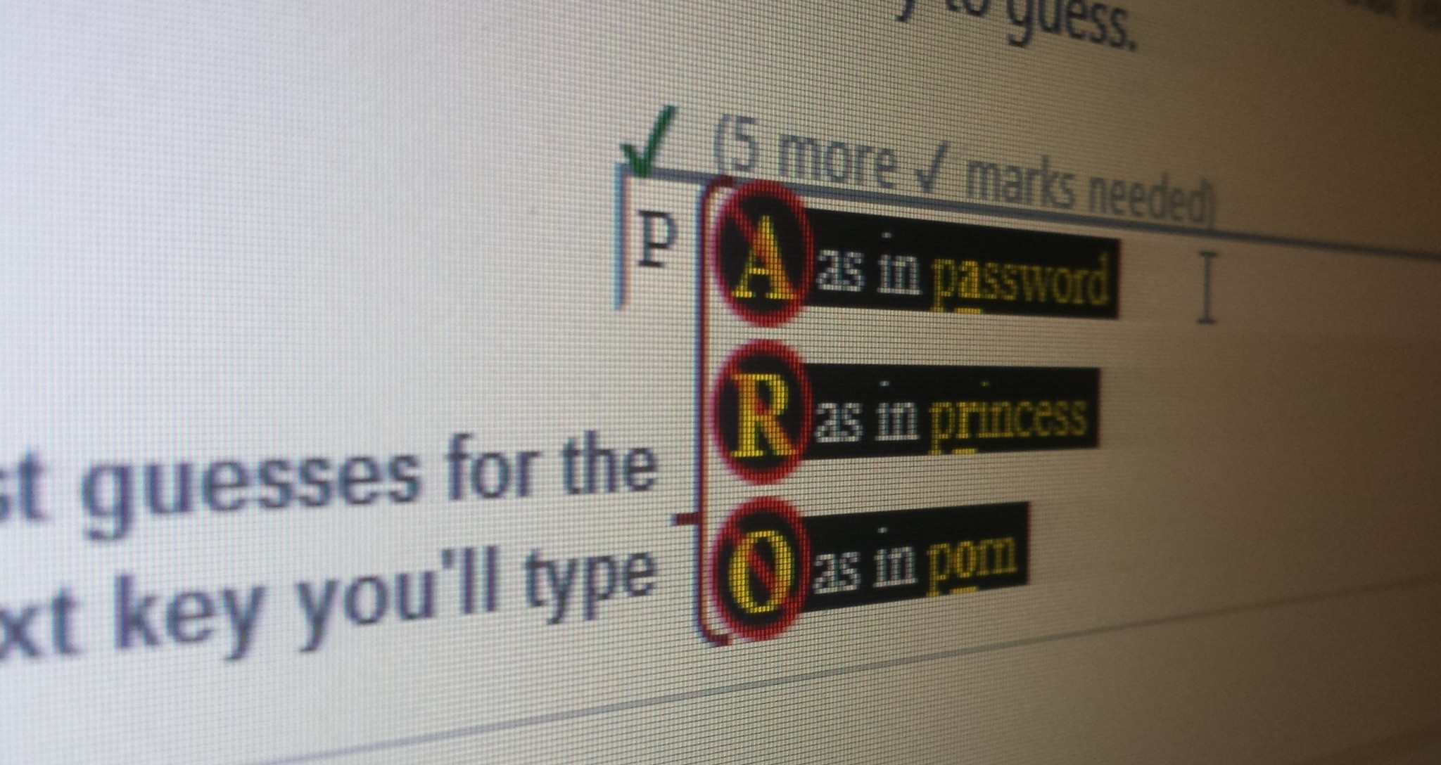 Telepathwords: How Bad are Your Passwords?