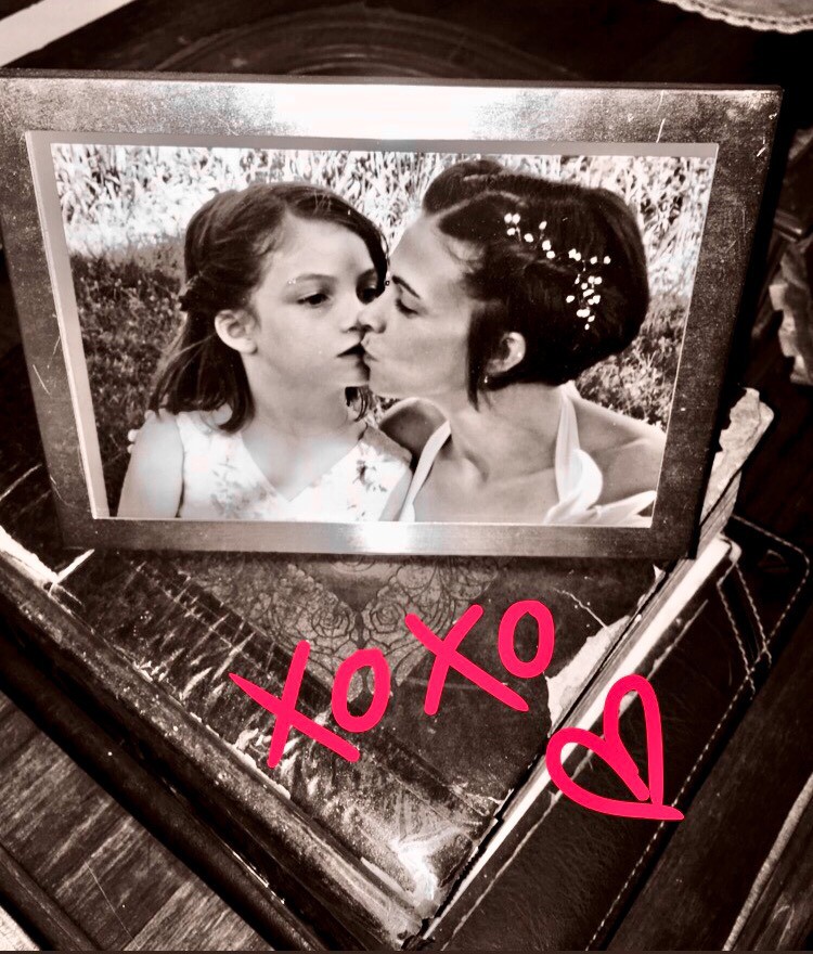 I have always been in love with this child. We used to like kisses. She has outgrown them from me these days. Lol
