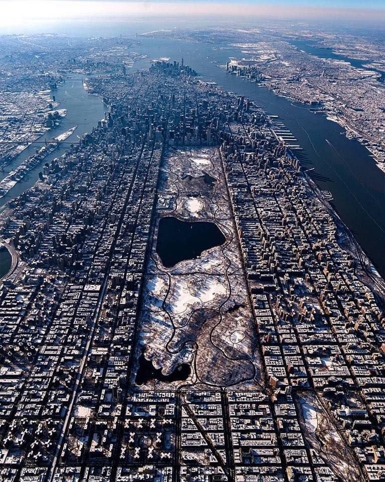 _central park and the snow