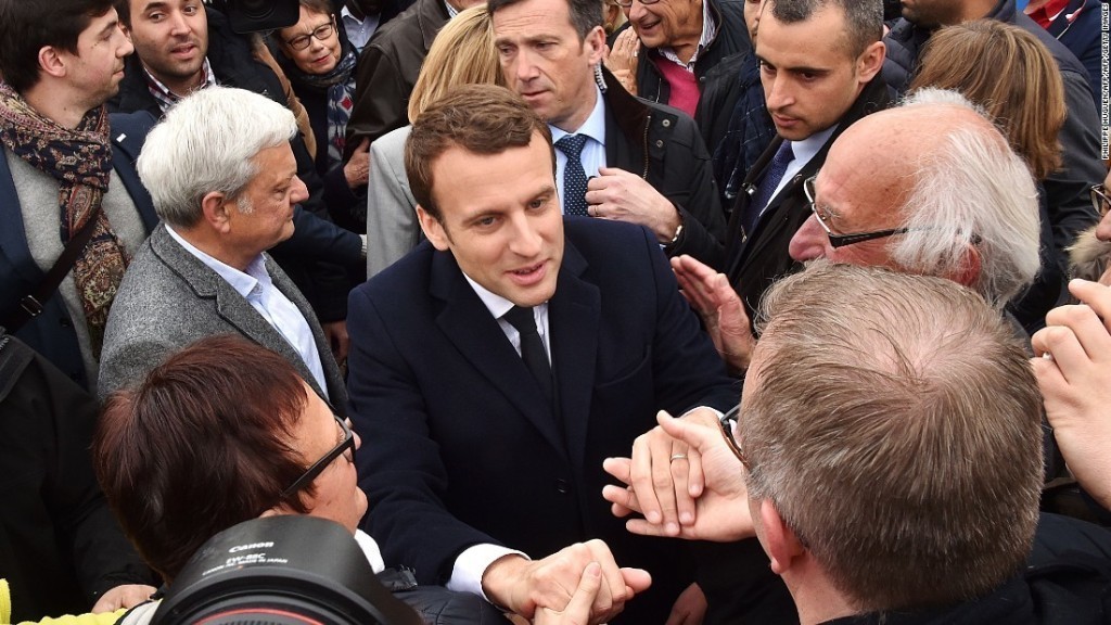 Le Pen faces Macron in final round of French presidential election