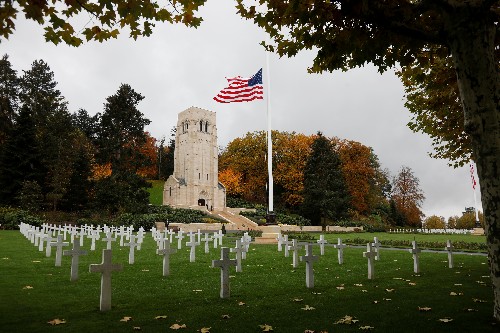 Trump cancels WW1 memorial at U.S. cemetery in France due to rain