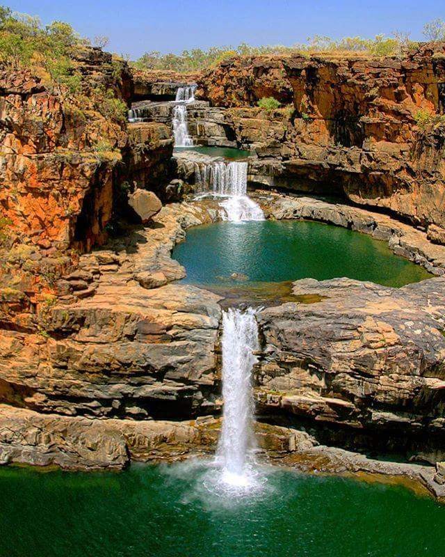 Mitchell Falls, in The Kimberley, Western Australia