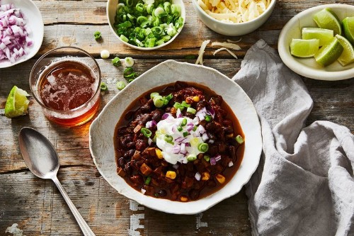 A Hearty Vegetarian Chili with 3 Tricks Up Its Sleeve