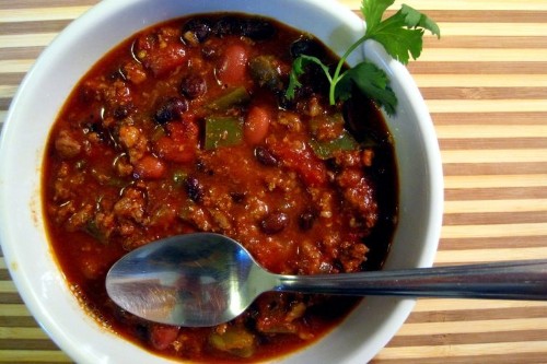 Black Bean and Chorizo Chili Recipe on Food52